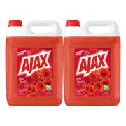 2x Ajax Allesreiniger Rode Bloemen 5 liter