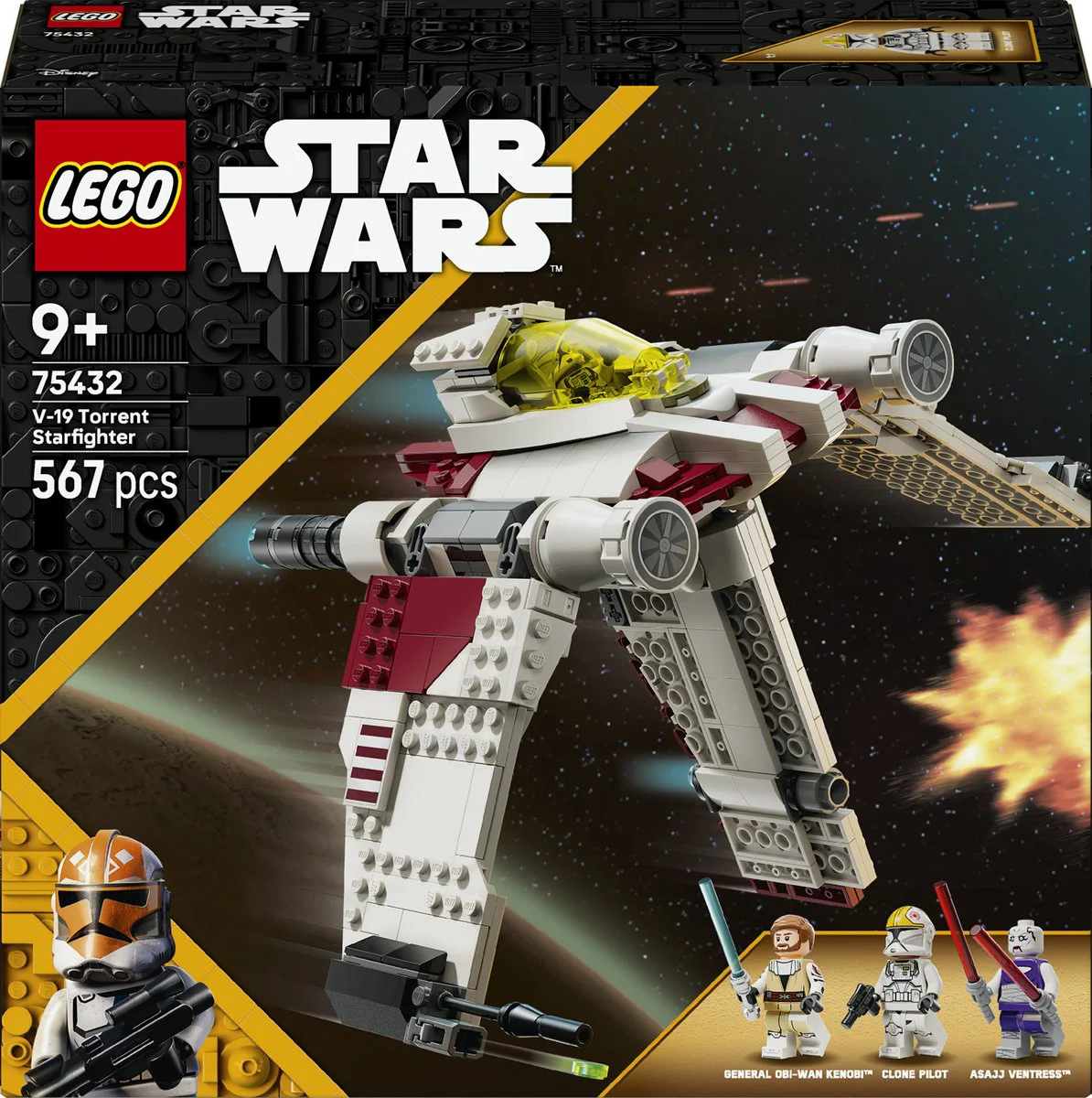 LEGO Star Wars V-19 Torrent starfighter 75432