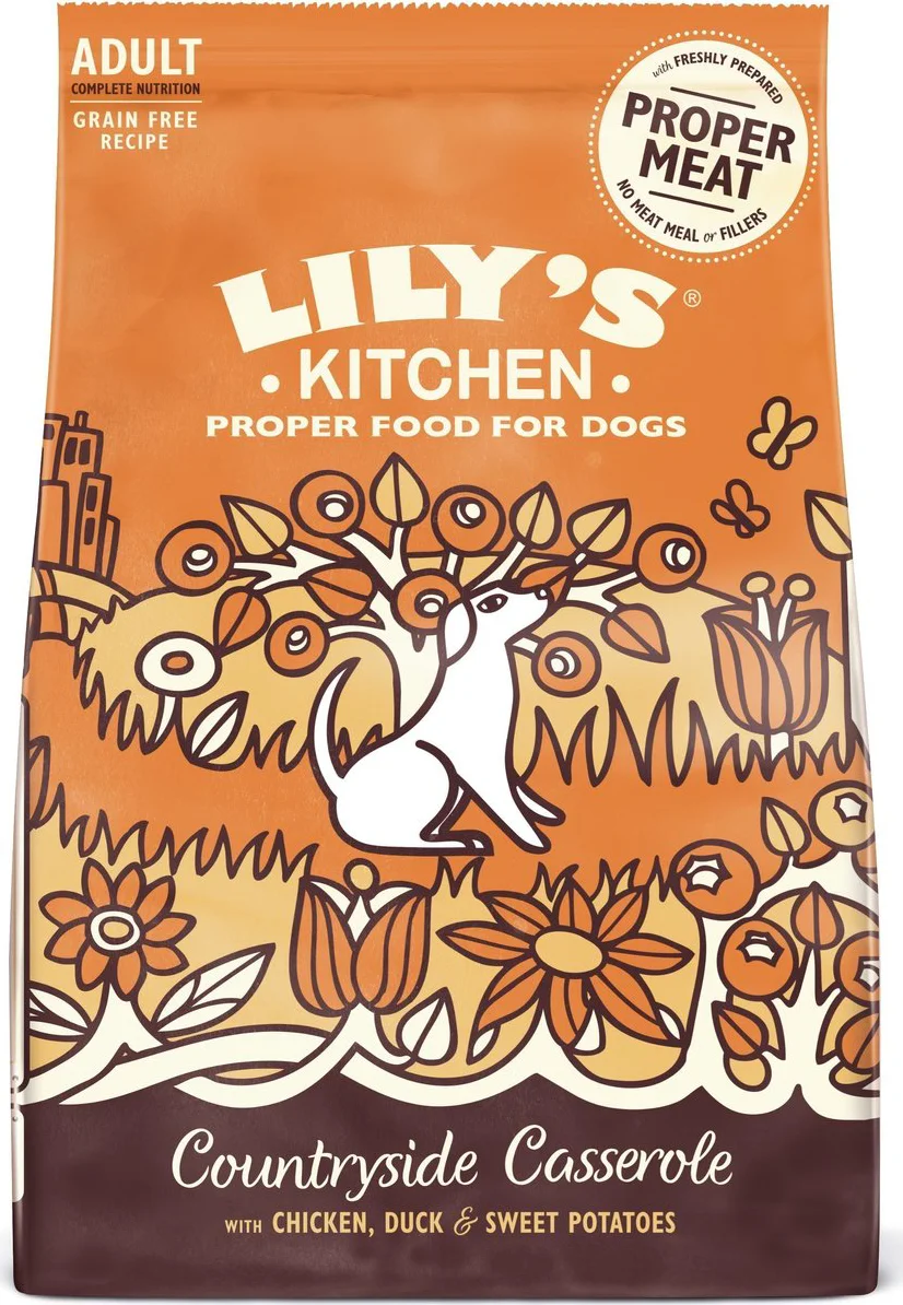 Lily's Kitchen Hondenvoer Droog Countryside Casserole Kip & Eend 1 kg