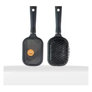 Hair Mode Haarborstel Groot met Spiegel Zwart