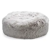 Beeztees Siba - Orthopedische Donut Hondenmand - Fluffy hondenmand - Kattenmand - Beige - 50x50x20 cm