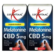 2x Lucovitaal Melatonine CBD 5mg 30 tabletten