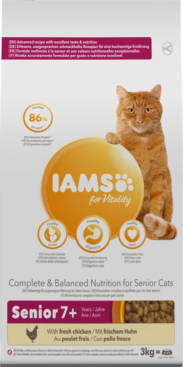 IAMS Kat Senior Kip 3 kg