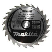 Makita B-32895 Cirkelzaagblad Hout | 136 x 10 mm | 24-tands