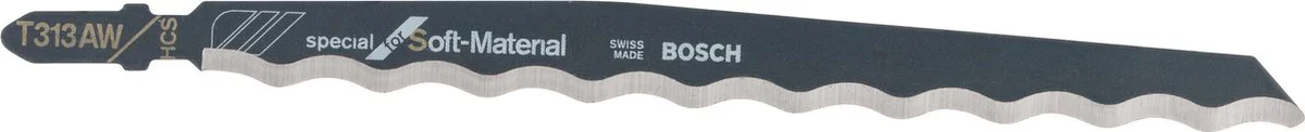 Bosch Professional T313AW PRO Soft Material Decoupeerzaagblad VE=3 - 2608635187