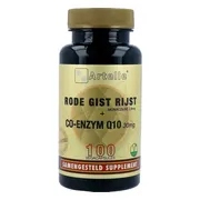 Artelle Rode Gist Rijst Co Enzym Q10 Vegacapsules 100VCP