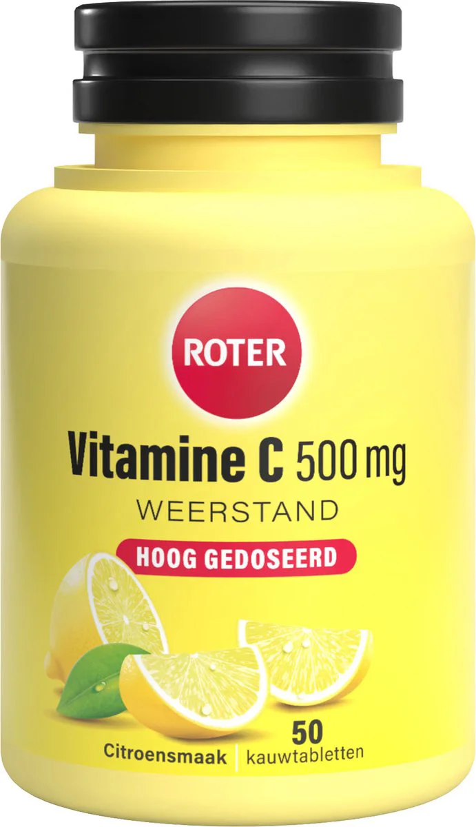 Roter Vitamine C Hooggedoseerd 500mg Citroen 50 kauwtabletten