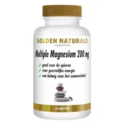 Golden Naturals Multiple Magnesium 200mg 60 tabletten