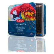 Derwent Chromaflow Kleurpotloden - Assortiment in blik - 3.5mm - 48 stuks