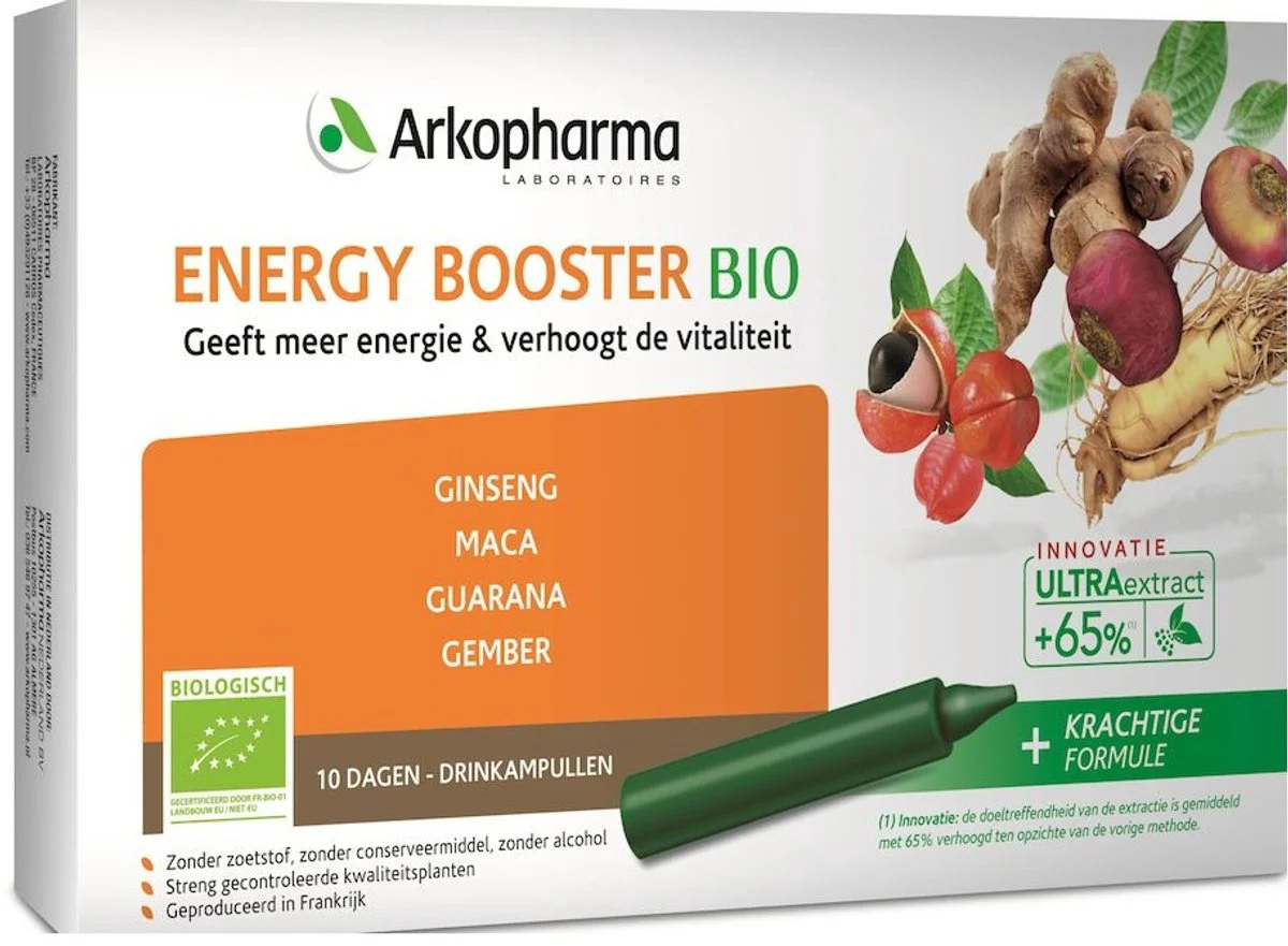 Arkopharma Energy Booster Bio Drinkampullen 10ST