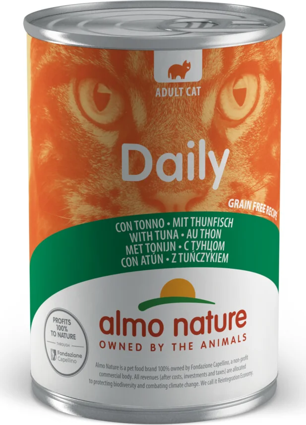Almo Nature Daily Menu Kattenvoer Nat Tonijn 400 gr