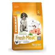 3x Fokker Fresh Meat Hondenvoer Kip 2,5 kg