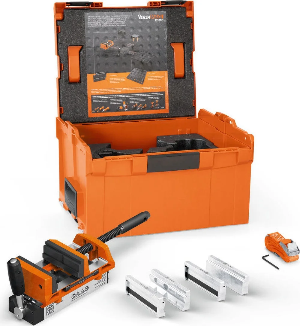 Fein VersaMAG Magneetbankschroef met spanklauwen in L-Boxx - 90701009000