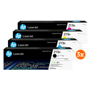 HP 219A LaserJet Toner Combo Pack (3 stuks)