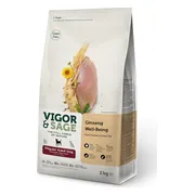 Vigor & Sage Hondenvoer Regular Well-Being Ginseng 2 kg