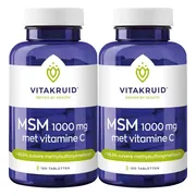 2x Vitakruid MMS 1000 mg met Vitamine C 120 tabletten