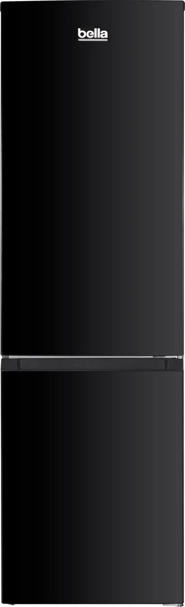 Bella BKGC255.1BE - Koelvriescombinatie - 253 Liter - No Frost - 3 jaar garantie - 40 decibel - Snelvriezen - Zwart