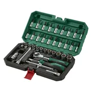 PARKSIDE Dopsleutelset met zwenkkopratel (Roto set 37-delig)
