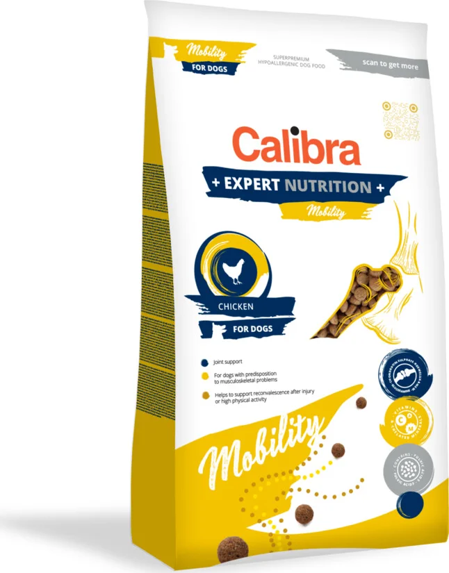 Calibra Expert Nutrition Mobility Hondenvoer Droog Kip & Rijst 12 kg
