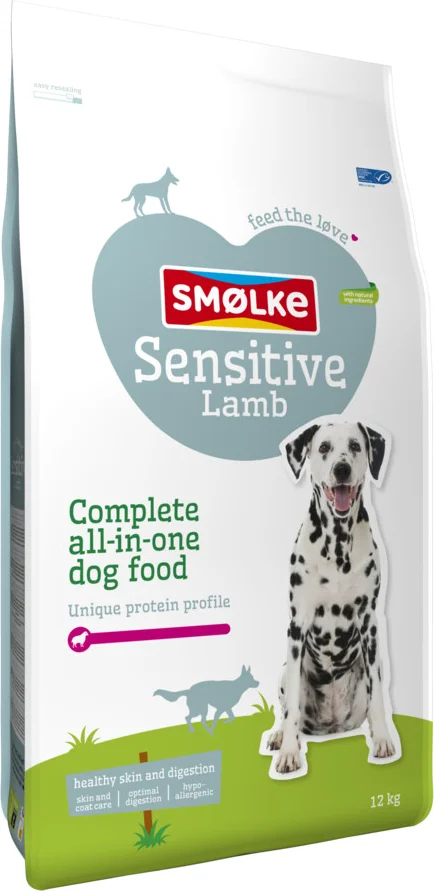 Smolke Hondenvoer Sensitive Lam 12 kg