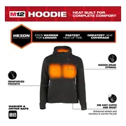 Milwaukee M12™ HHLBL5-0 (S) HEXON Verwarmd vest dames zwart - 4932499194