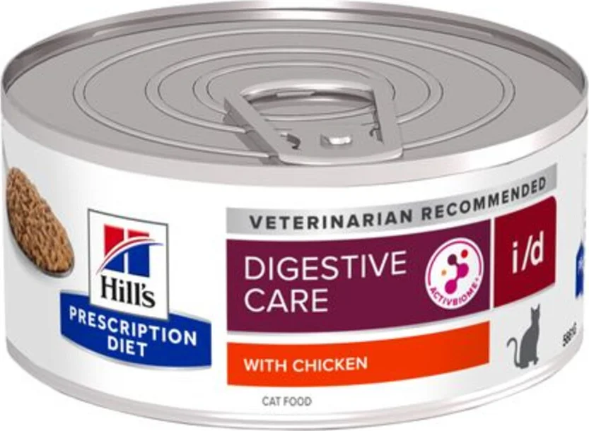 Hill's Prescription Diet i/d Digestive Care Kattenvoer Nat Kip 156 gr