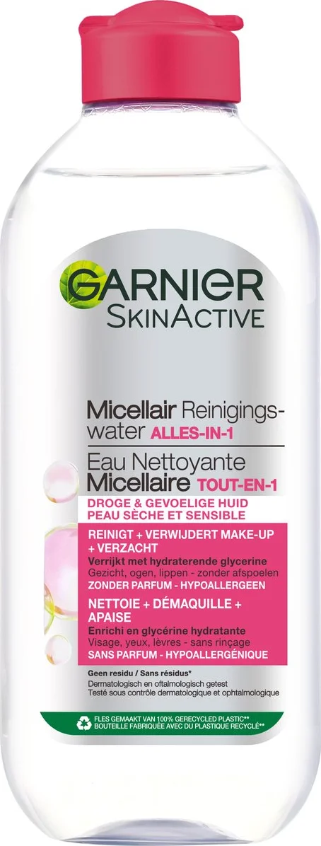 Garnier SkinActive Micellair Reinigingswater voor Droge Huid 400 ml