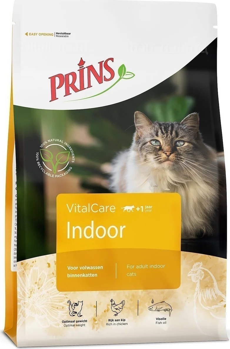 Prins VitalCare Indoor Kattenvoer 10 kg