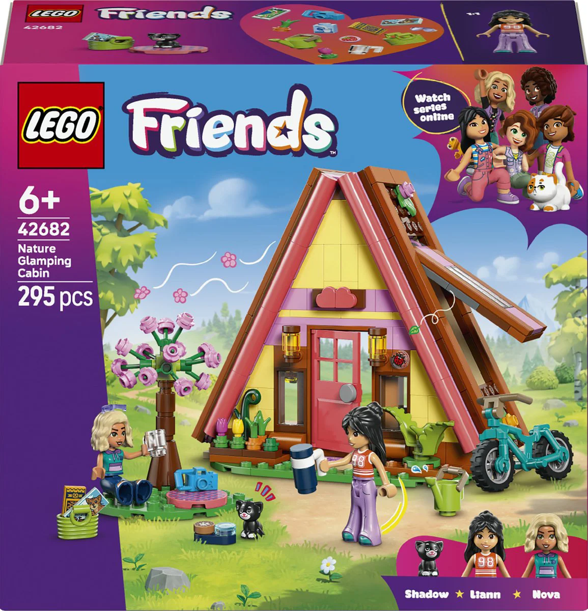 LEGO Friends Glampinghut in de natuur 42682