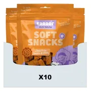 10x Braaaf Hondensnack Sticks Zalm - Pompoen - Selderij 85 gr