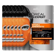 20x L'Oréal Men Expert Hydra Energetic Gezichtsmasker