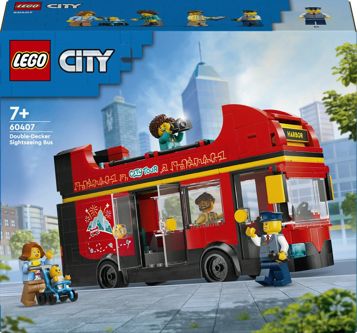LEGO City Toeristische rode dubbeldekker 60407
