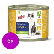 6x Prins NatureCare Kattenvoer Nat Kip 200 gr