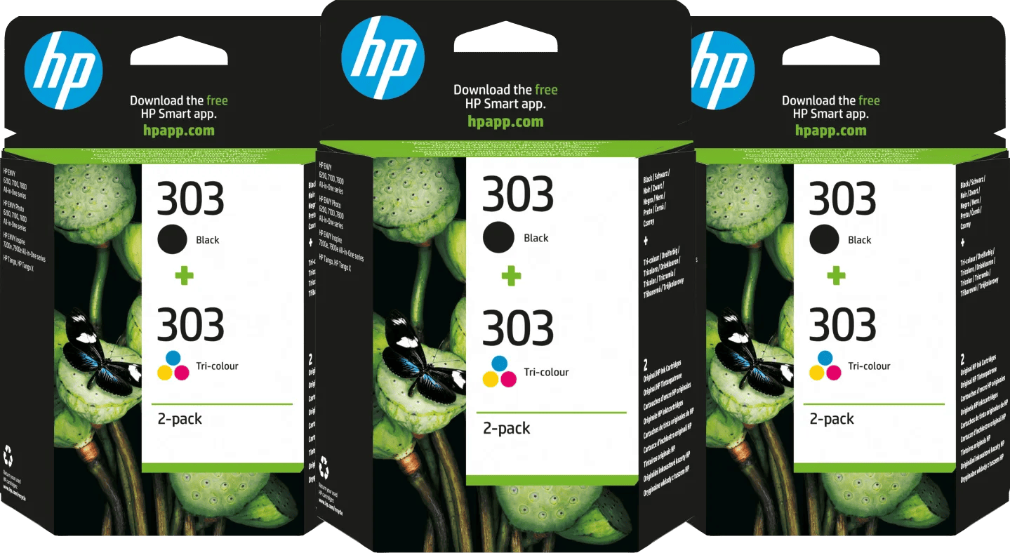 HP 303 4-Kleuren Pack (3 stuks)