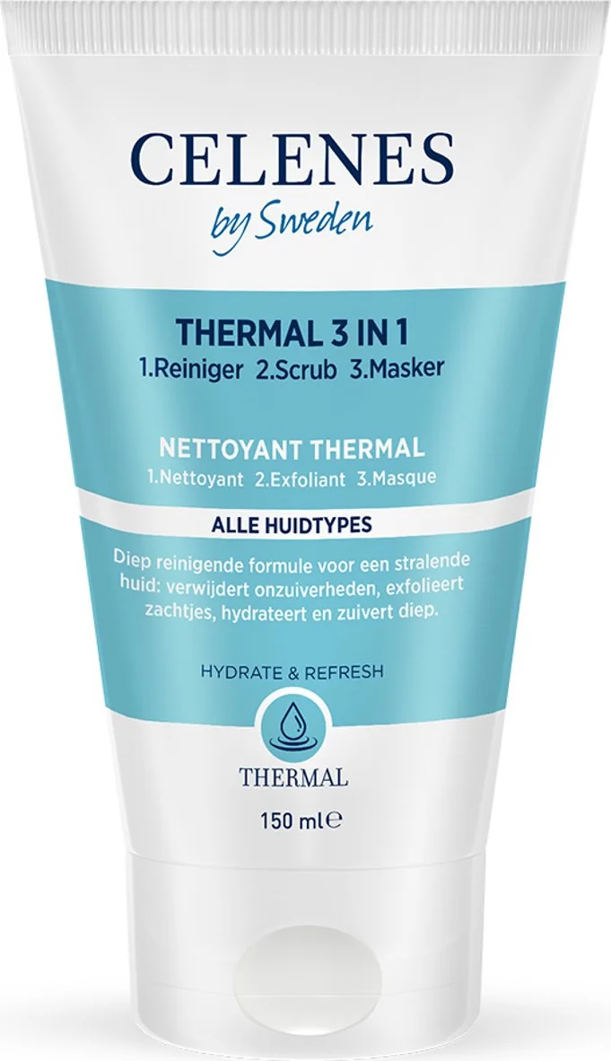 Celenes by Sweden Thermal Thermische 3 in 1 Reinigende Peelingmasker 150ML