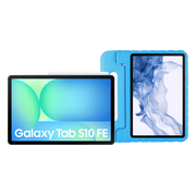 Samsung Galaxy Tab S10 FE 10,9 inch 128GB Wifi Grijs + Just in Case Kids Cover Blauw