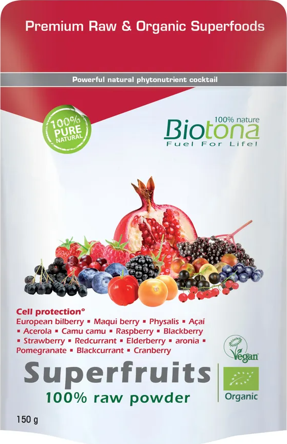 Biotona Superfruits Raw Powder Bio 150GR