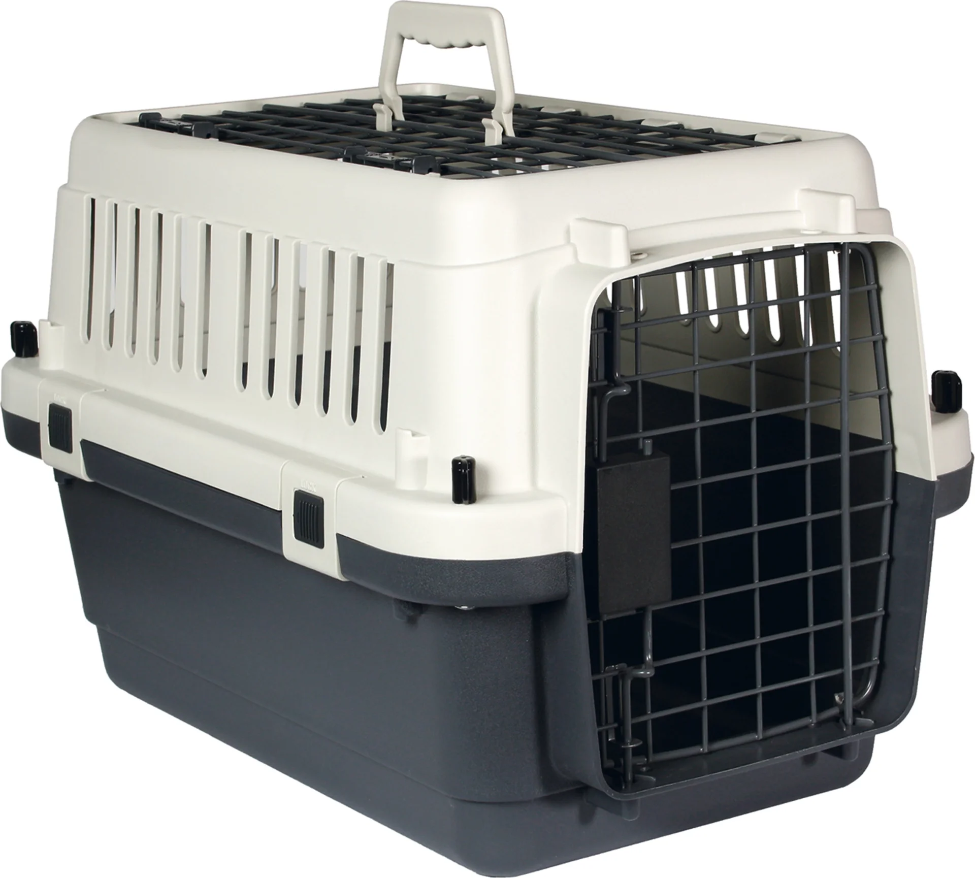 KARLIE Honden transportbox Nomad, grijs/wit (60,7x40x40,5 cm)