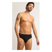 Boody Naadloze Herenslip Zwart Large