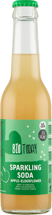 BioToday Sparkling Soda Appel-Vlierbloesem 275ML