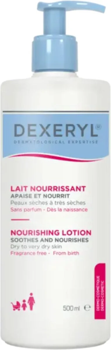 Dexeryl Nourishing Lotion Fragrance Free 500ML