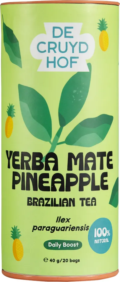 Cruydhof Thee Yerba Mate Pineapple/ IIex Paraguariensis 20ST