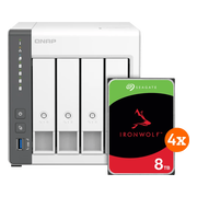 QNAP TS-433-4G + Seagate Ironwolf 32TB (4x8TB)