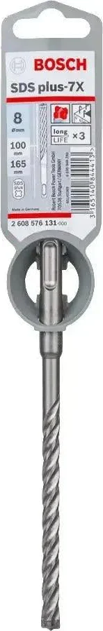 Bosch Professional 8x100x165mm. SDS-Plus Hamerboor 4-Snijder - 2608576131
