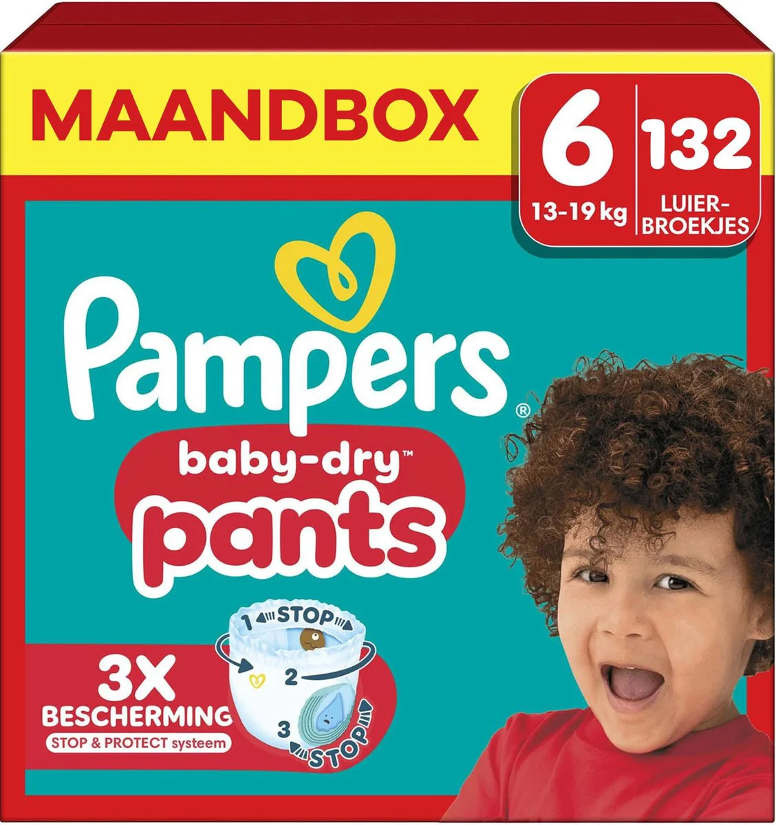 3x Pampers Baby Dry Luierbroekjes Maat 6 (13-19kg) 44 stuks