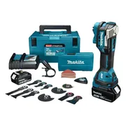 Makita DTM52RTJX2 Accu multitool + accessoires 18V 5.0Ah in Mbox