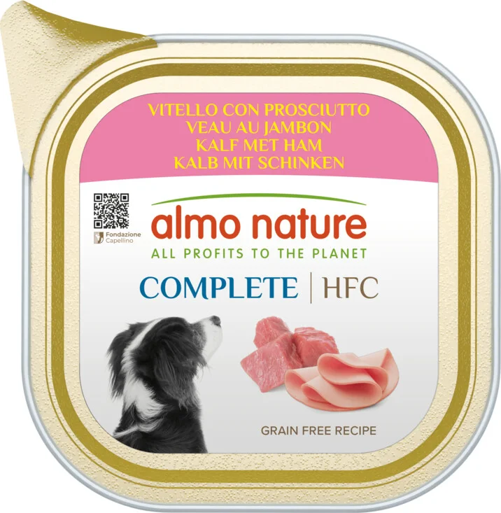 Almo Nature HFC Hondenvoer Nat Kalf & Ham 150 gr