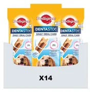 14x Pedigree Dentastix Hondensnacks Maxi Single 4-pack 154 gr