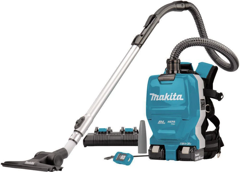 Makita DVC261TX22 Accu Rugstofzuiger voor Schoonmaak 2x18V 5.0Ah
