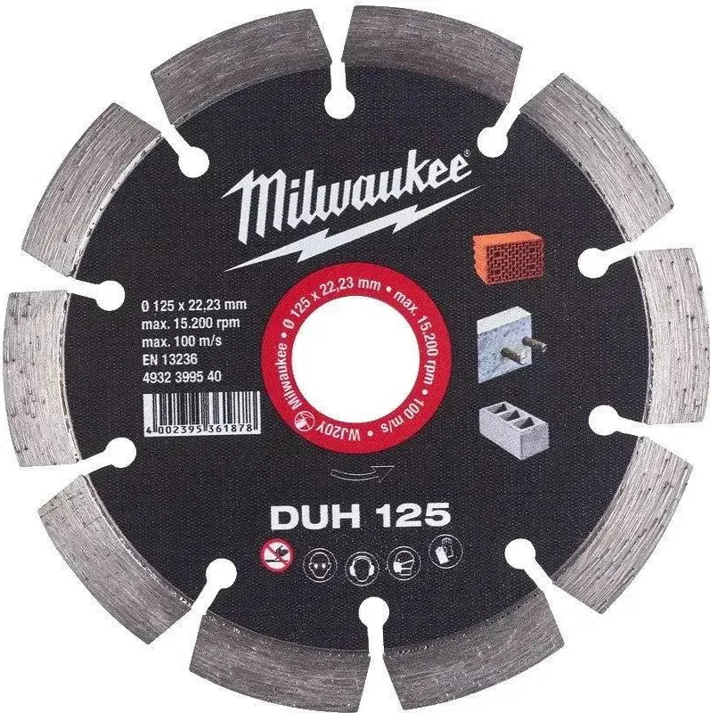 Milwaukee Diamantdoorslijpschijven DUH DUH 125 mm 1 st - 4932399540